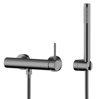 Смеситель для душа Knotlor SS-22/GM, вороненая сталь